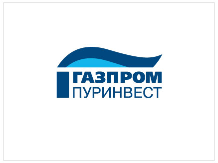 разработка логотипа газовой компании нефтяной Газпром Пуринвест